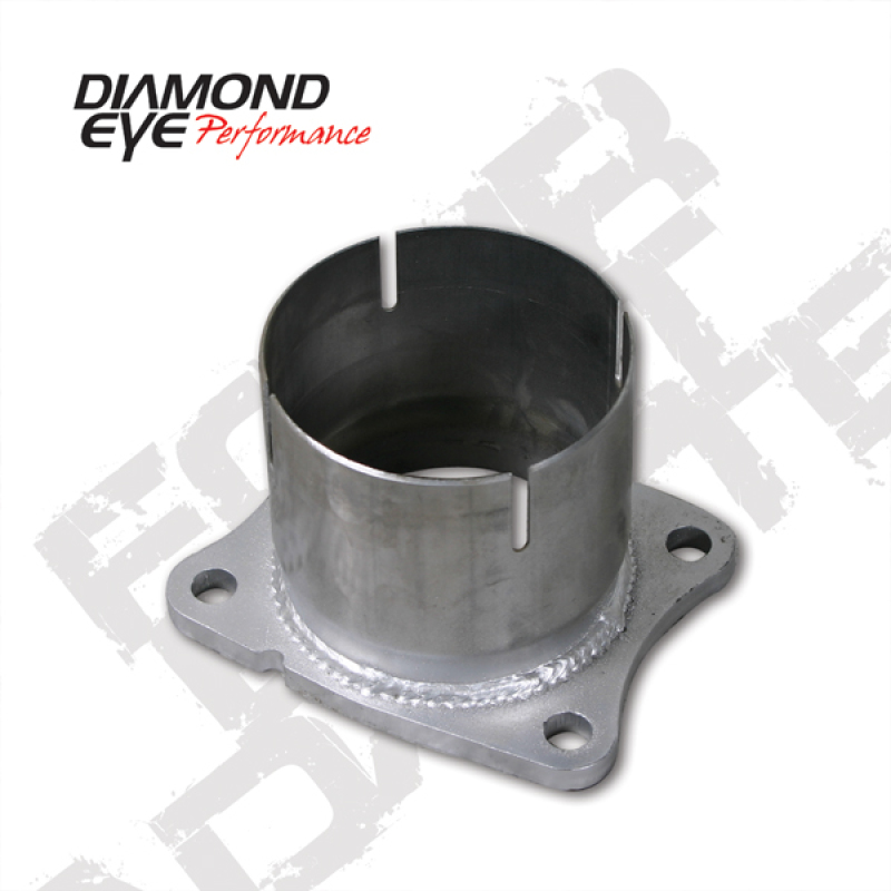 Chevrolet 2500 Exhaust Adapter - Diamond Eye Performance - 4 Bolt, Stainless Steel - `01-`07